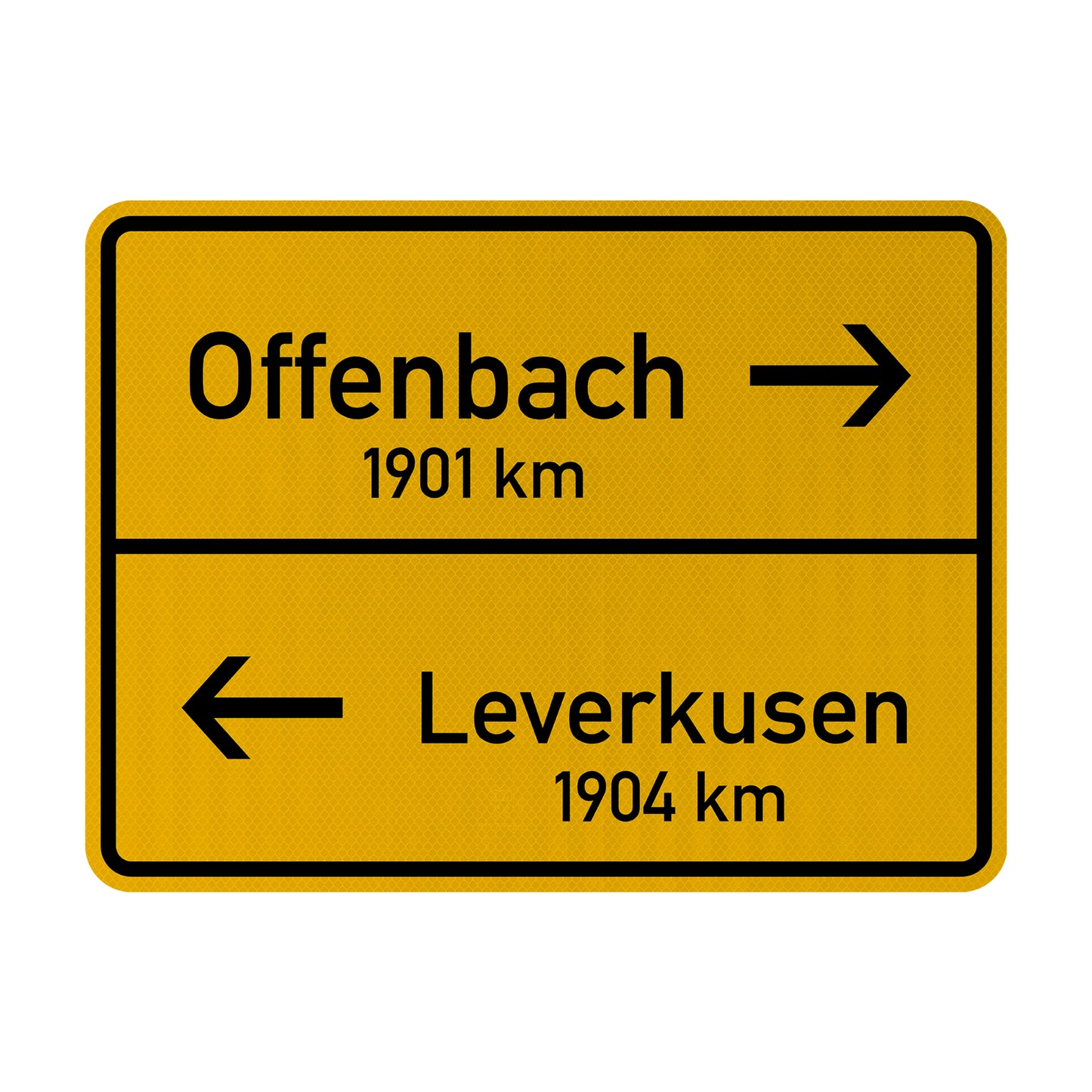 Leverkusen/Offenbach Streetsign