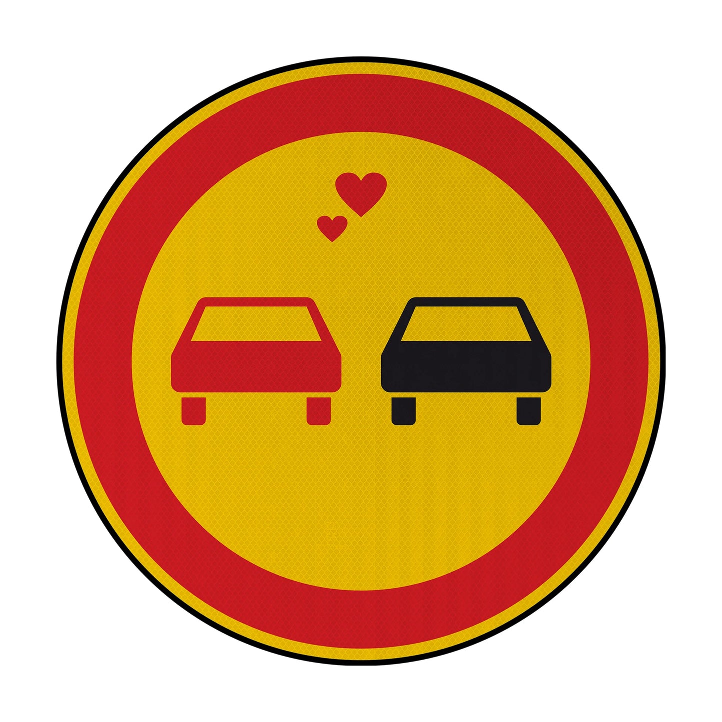 Loving cars Streetsign