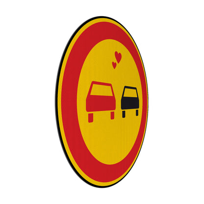 Loving cars Streetsign