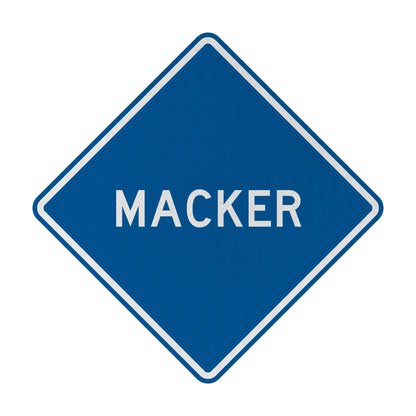 Macker Streetsign