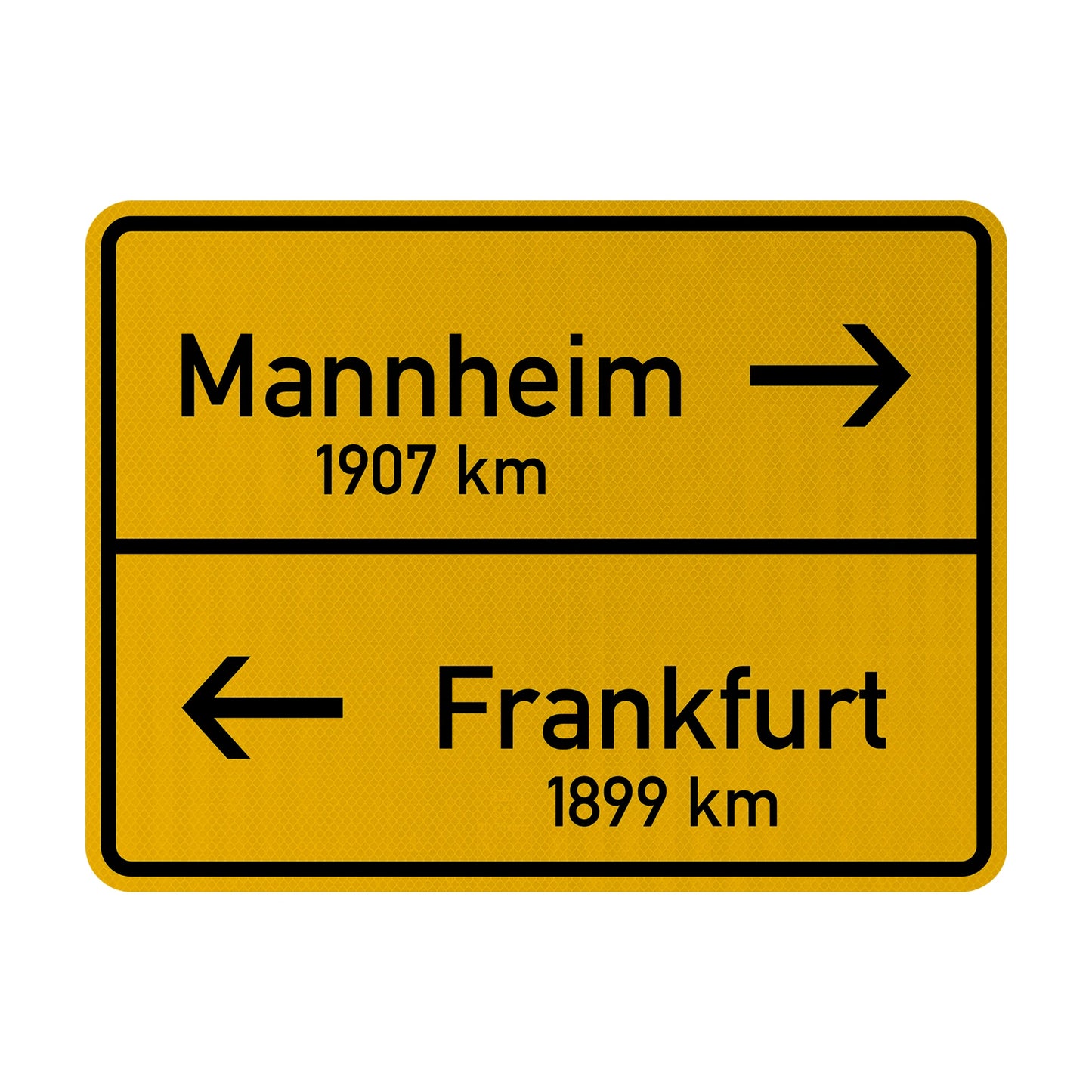 Mannheim/Frankfurt Streetsign