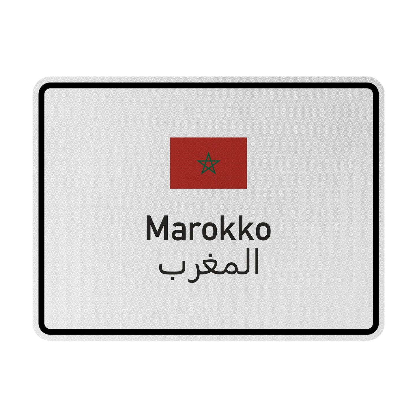 Marokko Streetsign