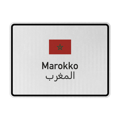 Marokko Streetsign