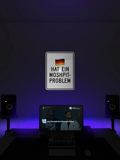 Moshpitproblem Streetsign