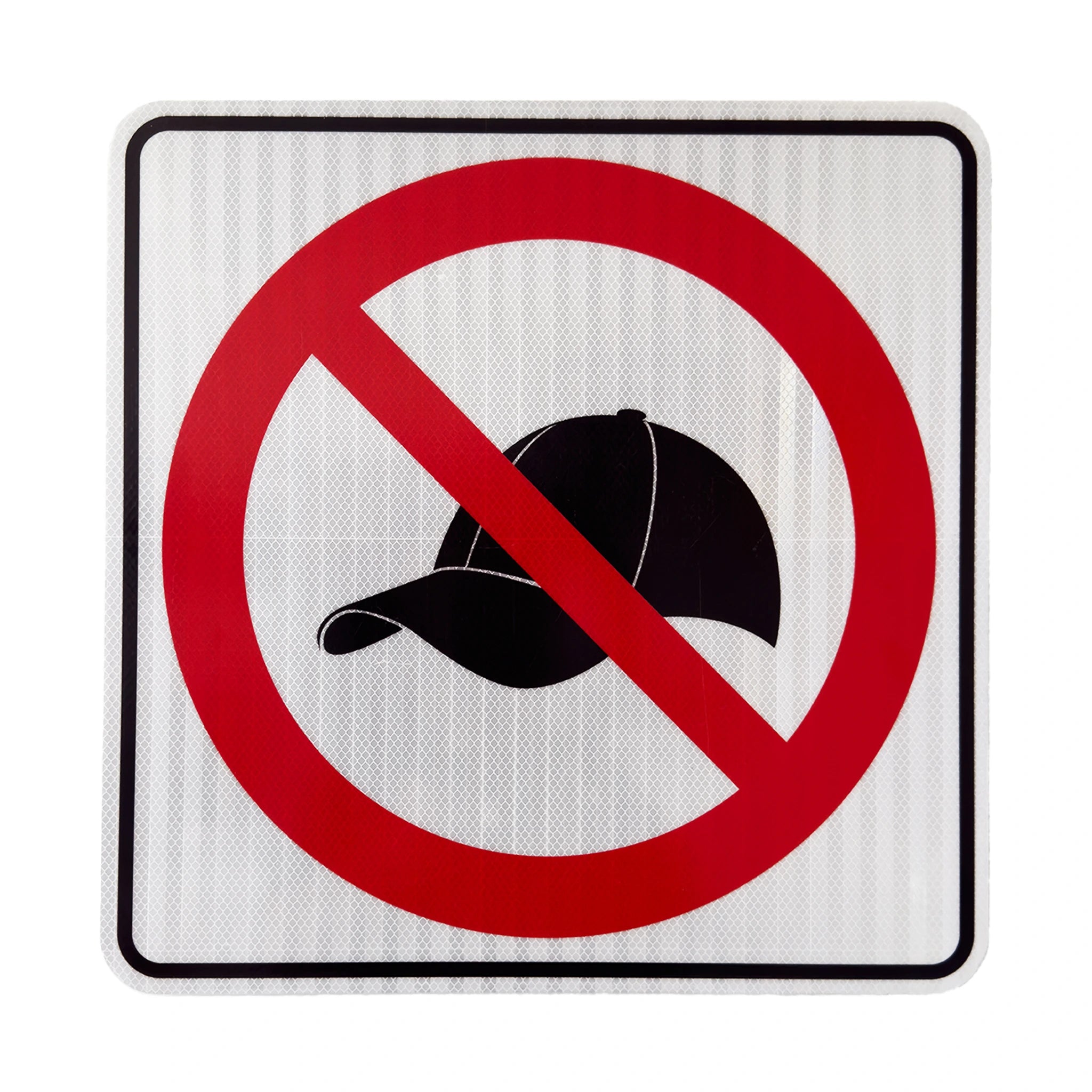 No Cap Sign - signed. – Signed
