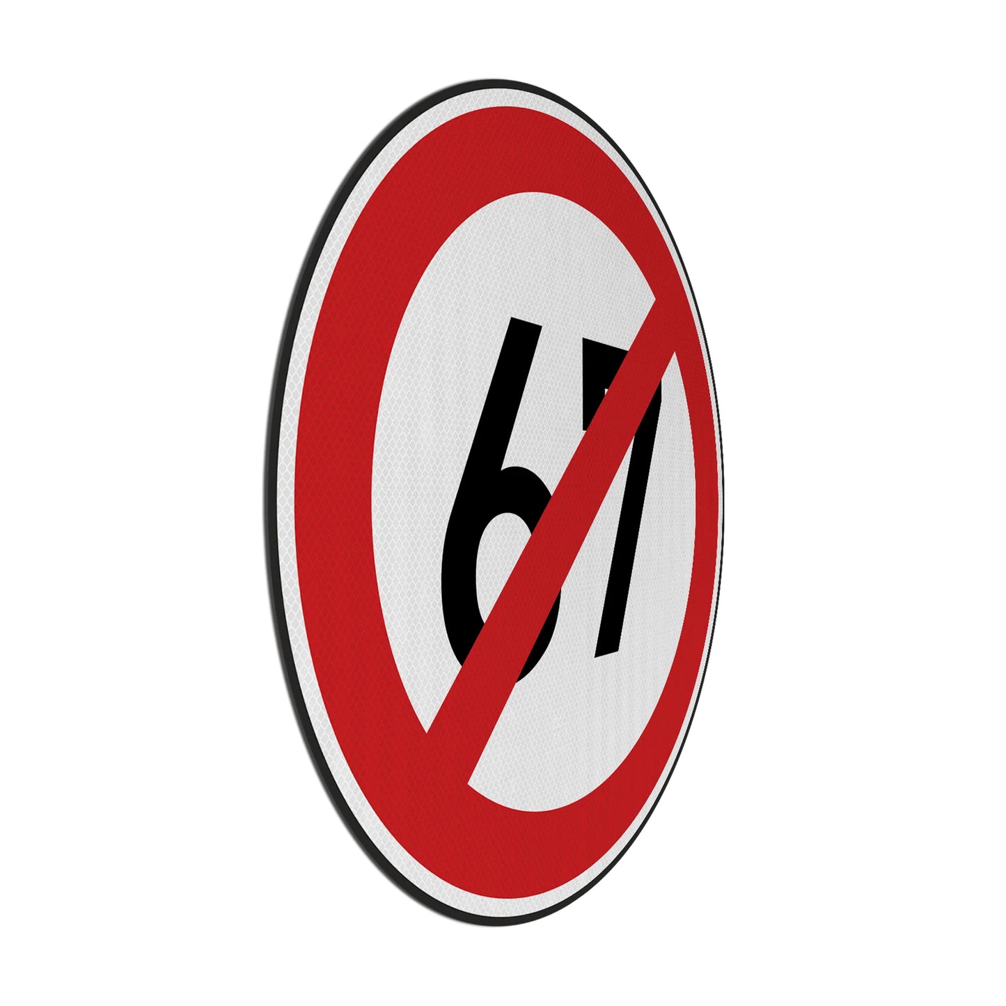Speed ​​limit 1966 (Halle) Streetsign