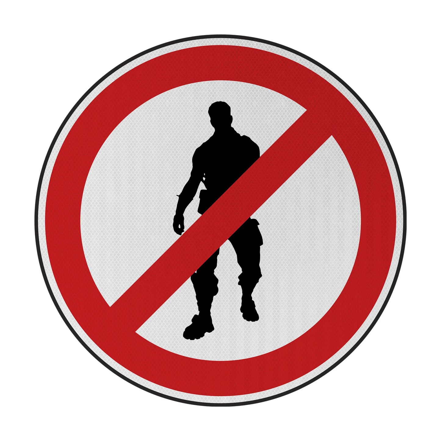 No brazilian dancing Streetsign