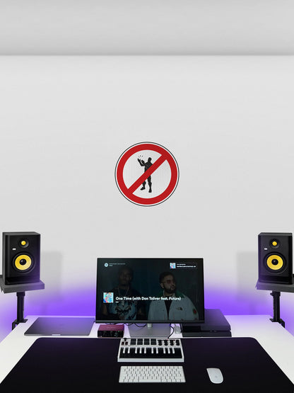 No clapping Streetsign