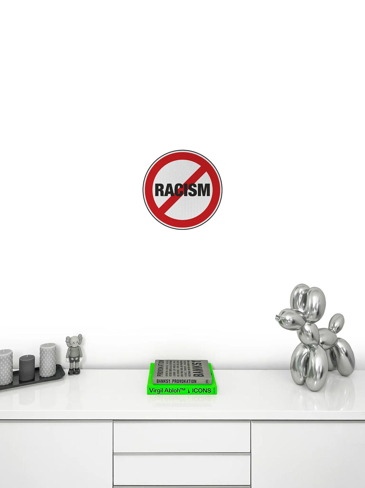 No racism Streetsign