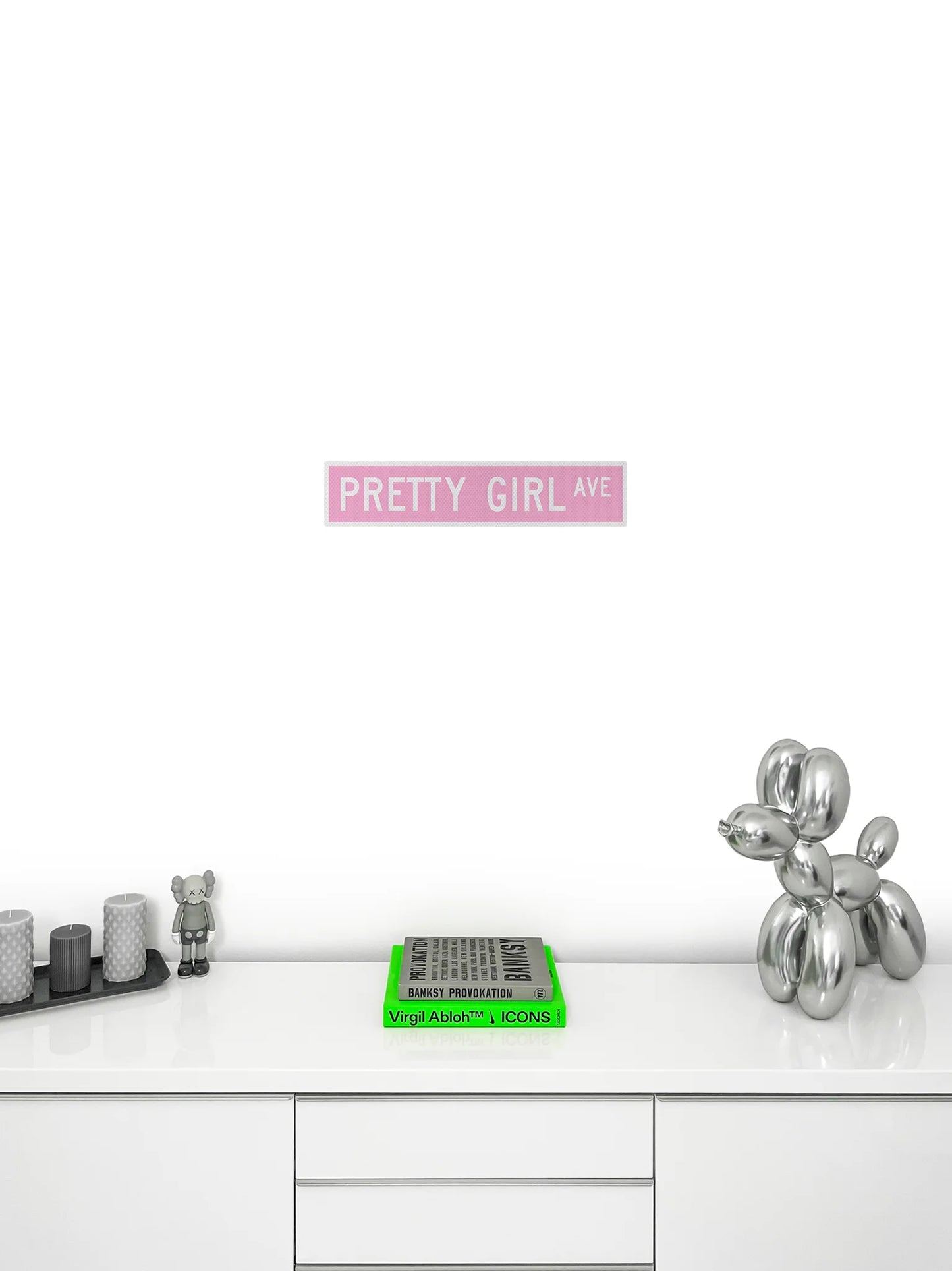 Pretty girl ave Streetsign