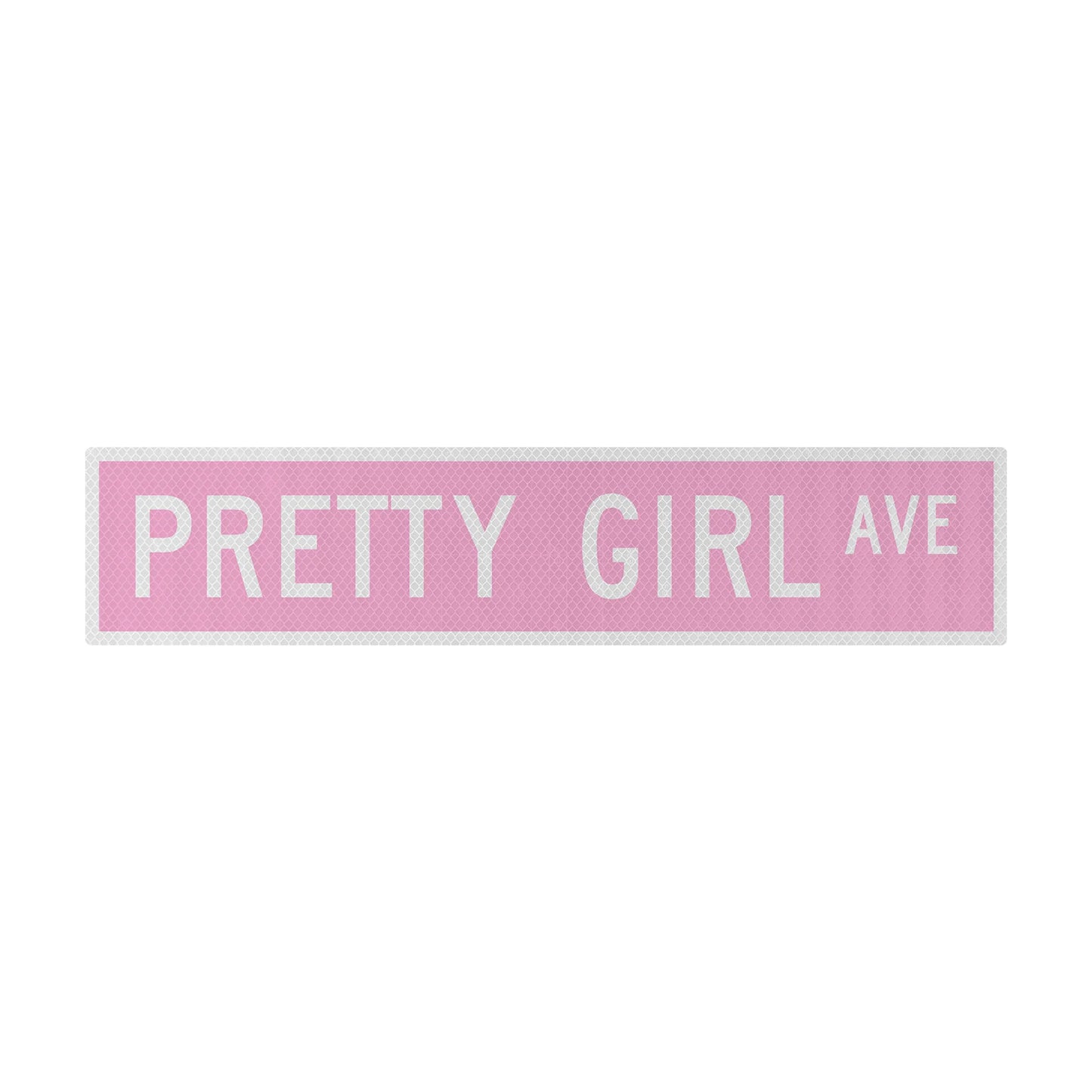 Pretty girl ave Streetsign