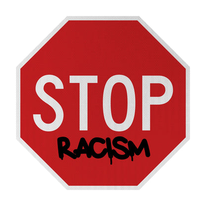 STOP racism Streetsign