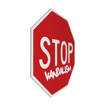 STOP Vandalism Streetsign