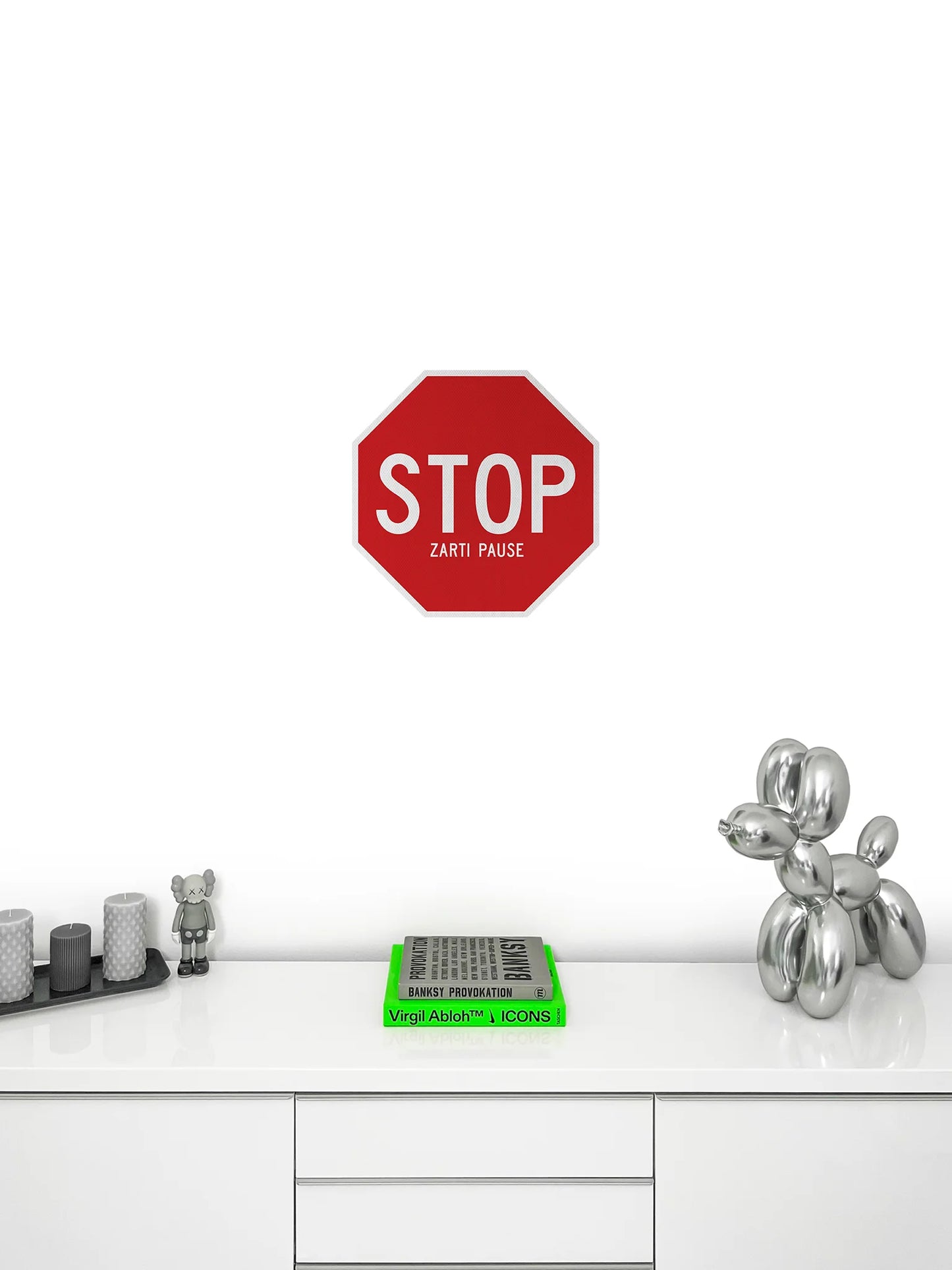 STOP Zarti Pause Streetsign