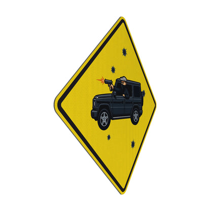 Schüsse Streetsign