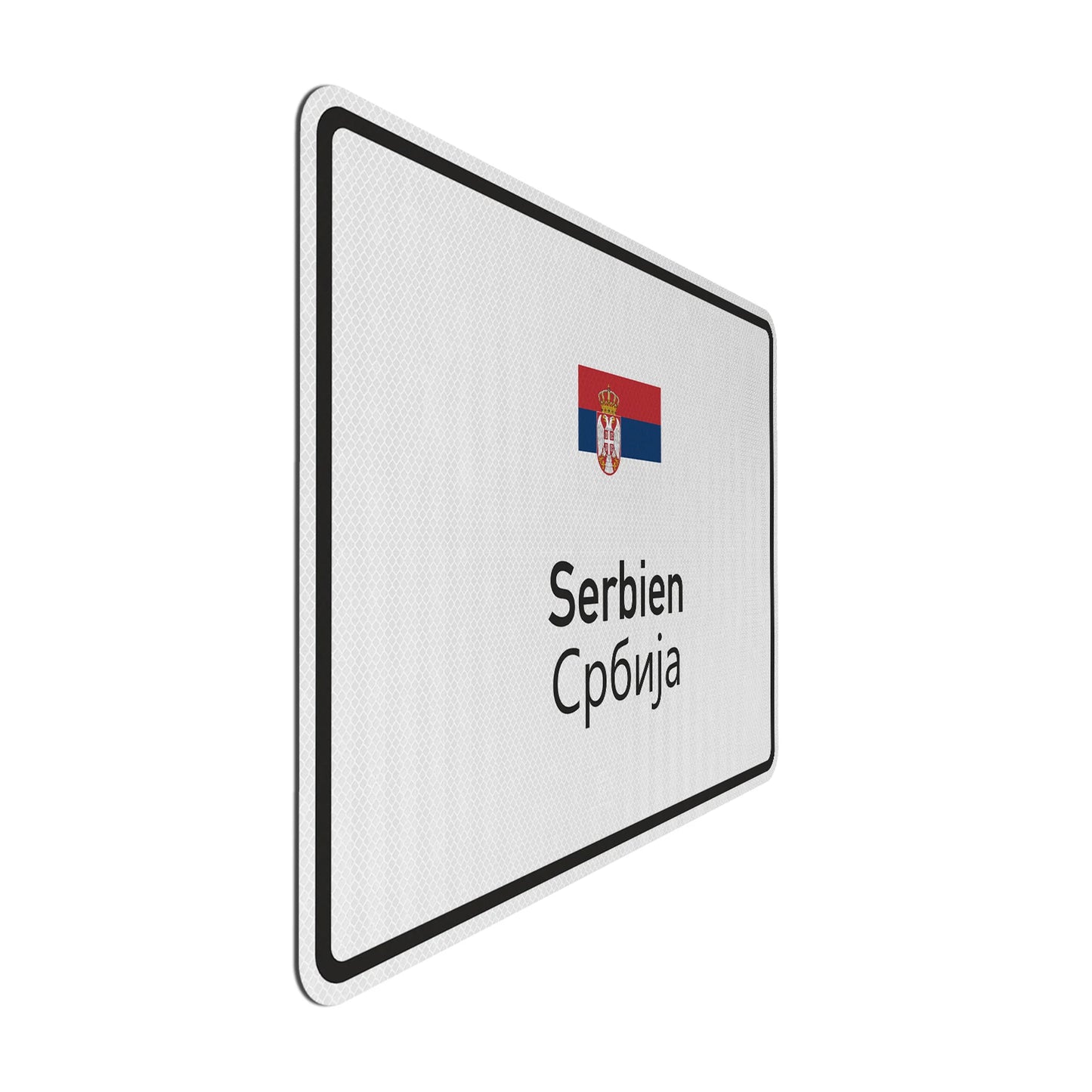 Serbien Streetsign