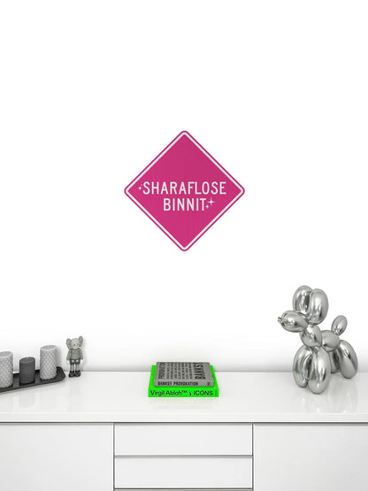 Sharaflose binnit Streetsign