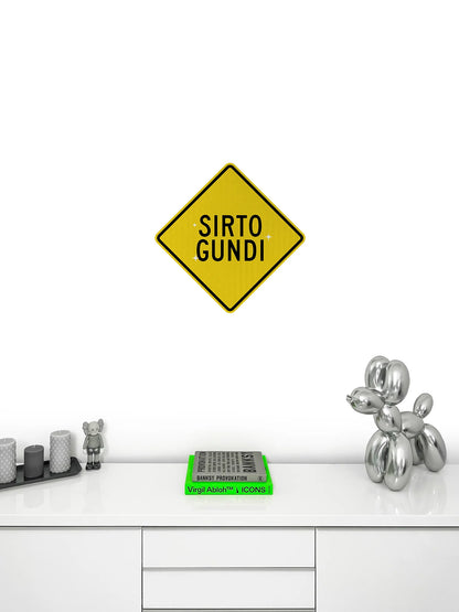 Sirto gundi Streetsign