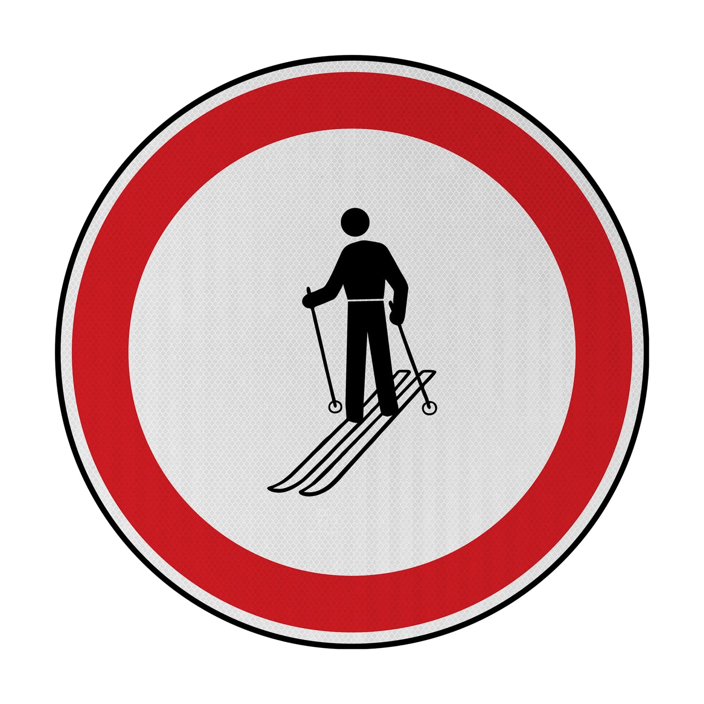 Ski (dynamisch) Streetsign