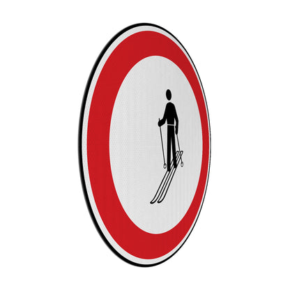 Ski (dynamisch) Streetsign