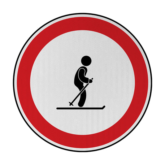 Ski Streetsign