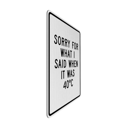 40c Streetsign