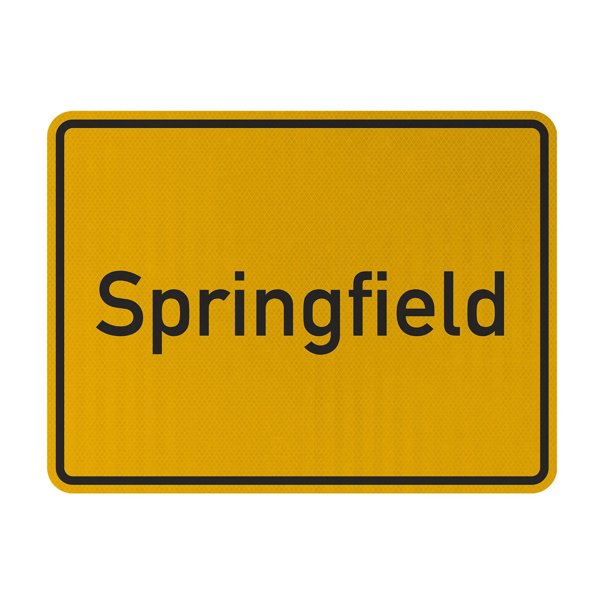 Springfield Arrow Sign Springfield Streetsign – Signed