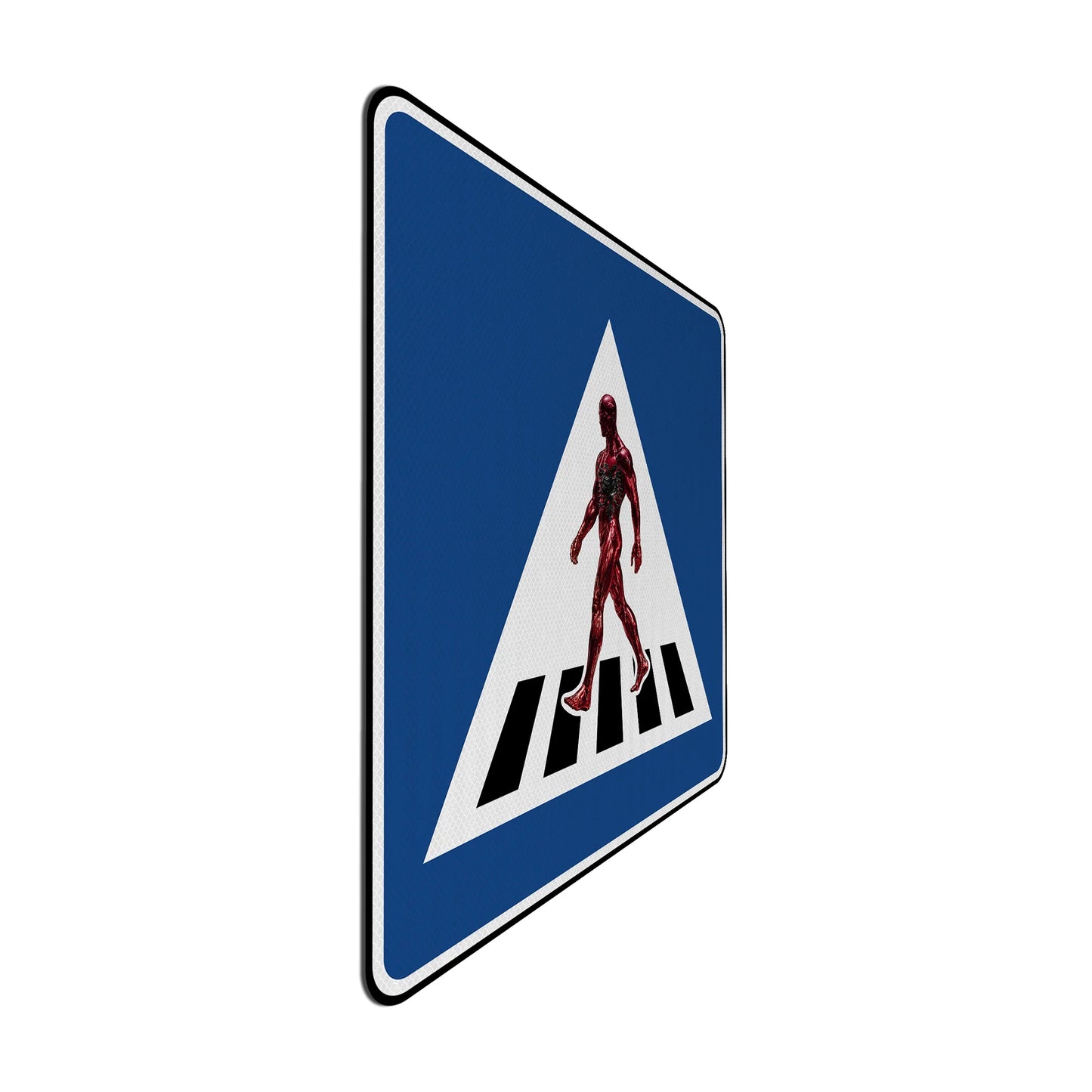 Sidewalk Albanien Streetsign