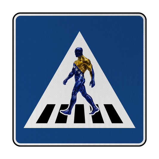 Black Toe Street Sign