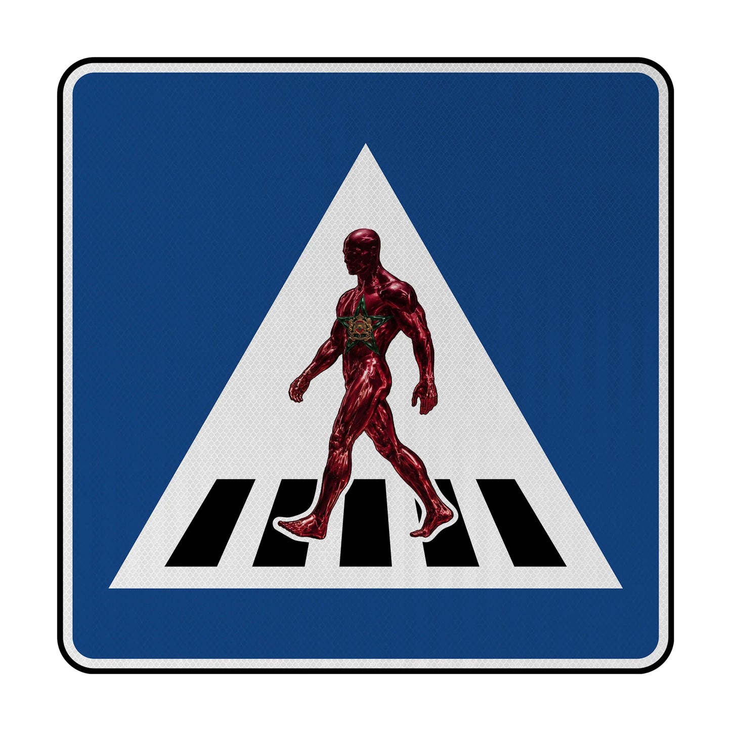 Sidewalk Marokko Streetsign