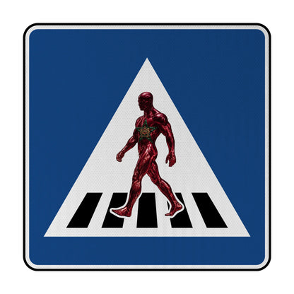 Sidewalk Marokko Streetsign