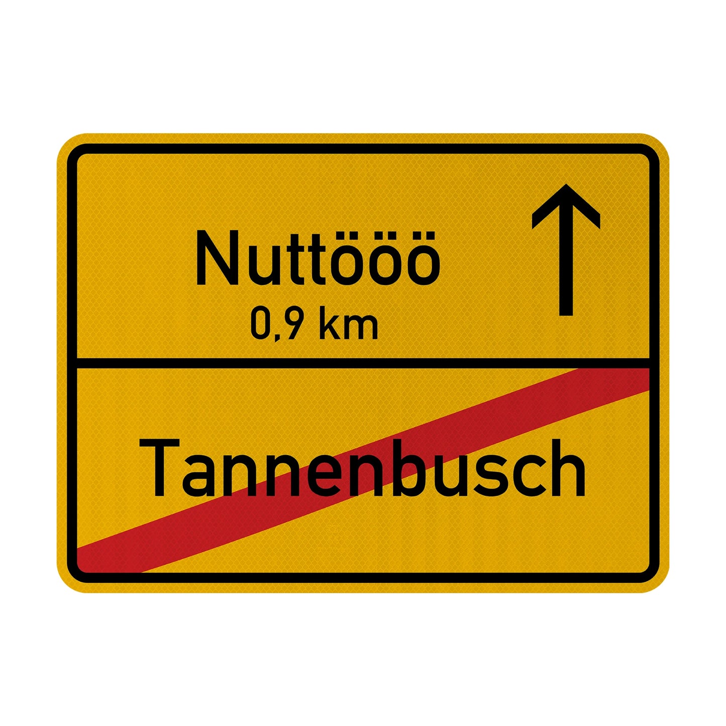 Tannenbusch/Nuttööö Streetsign