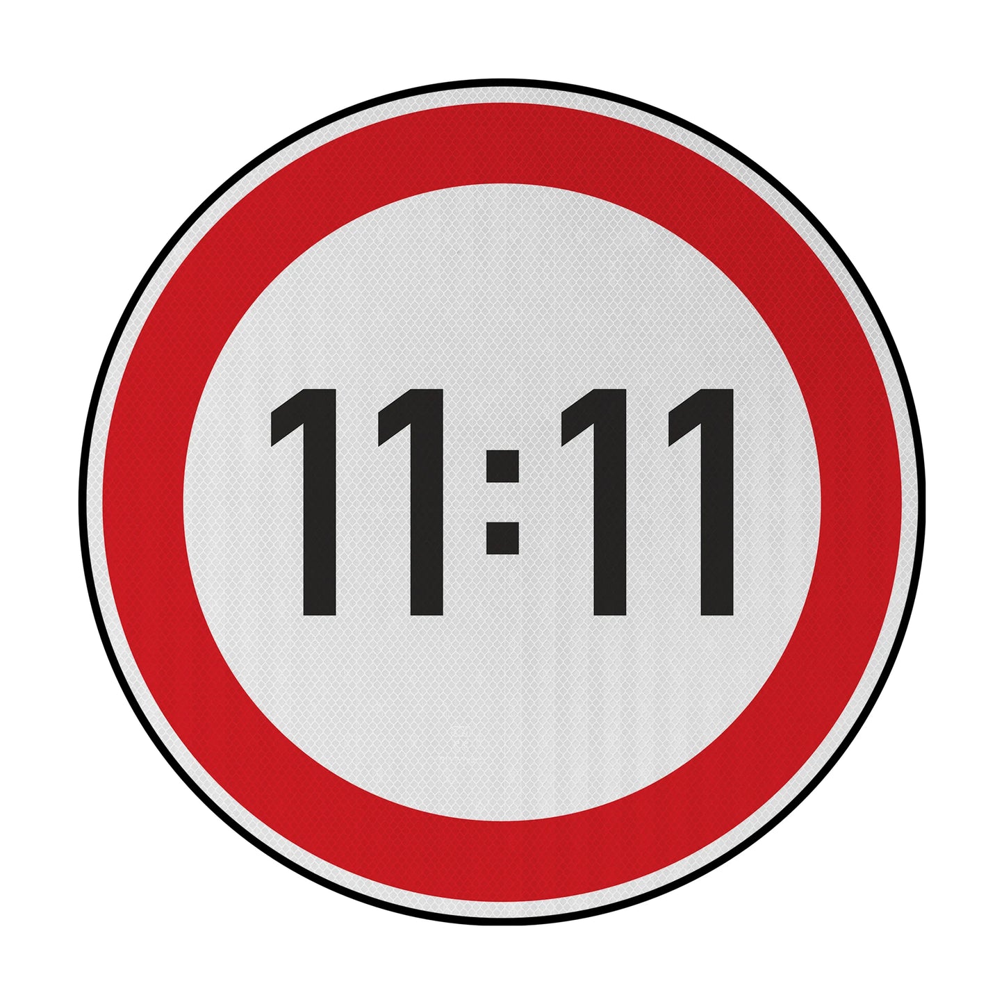 Tempolimit 11:11 Streetsign