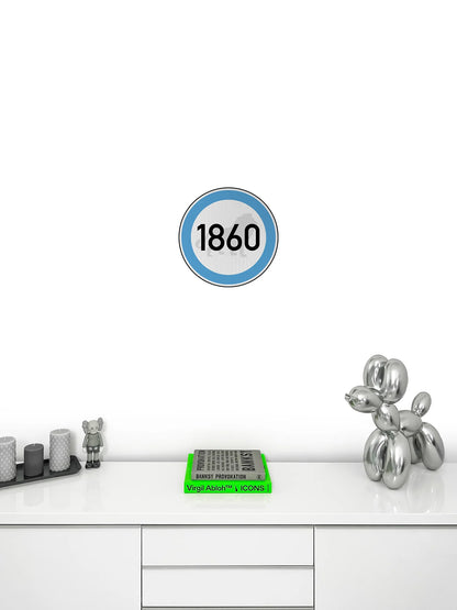 Speed ​​limit 1860 (lion) Streetsign