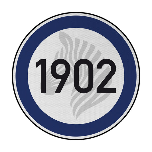 Tempolimit 1902 (Duisburg) Streetsign