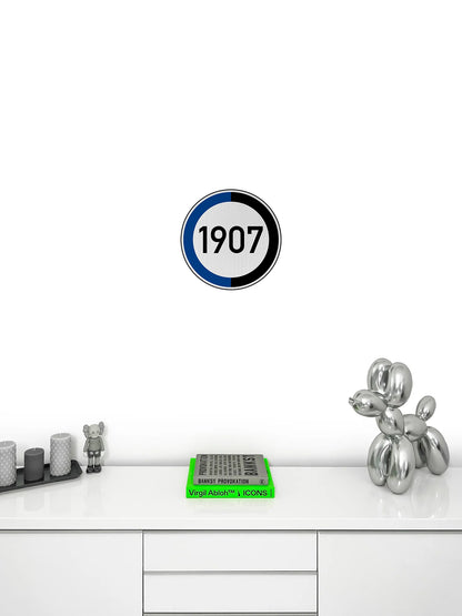 Speed limit 1965 (Blue White) Streetsign