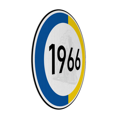 Speed ​​limit 1966 (Leipzig) Streetsign