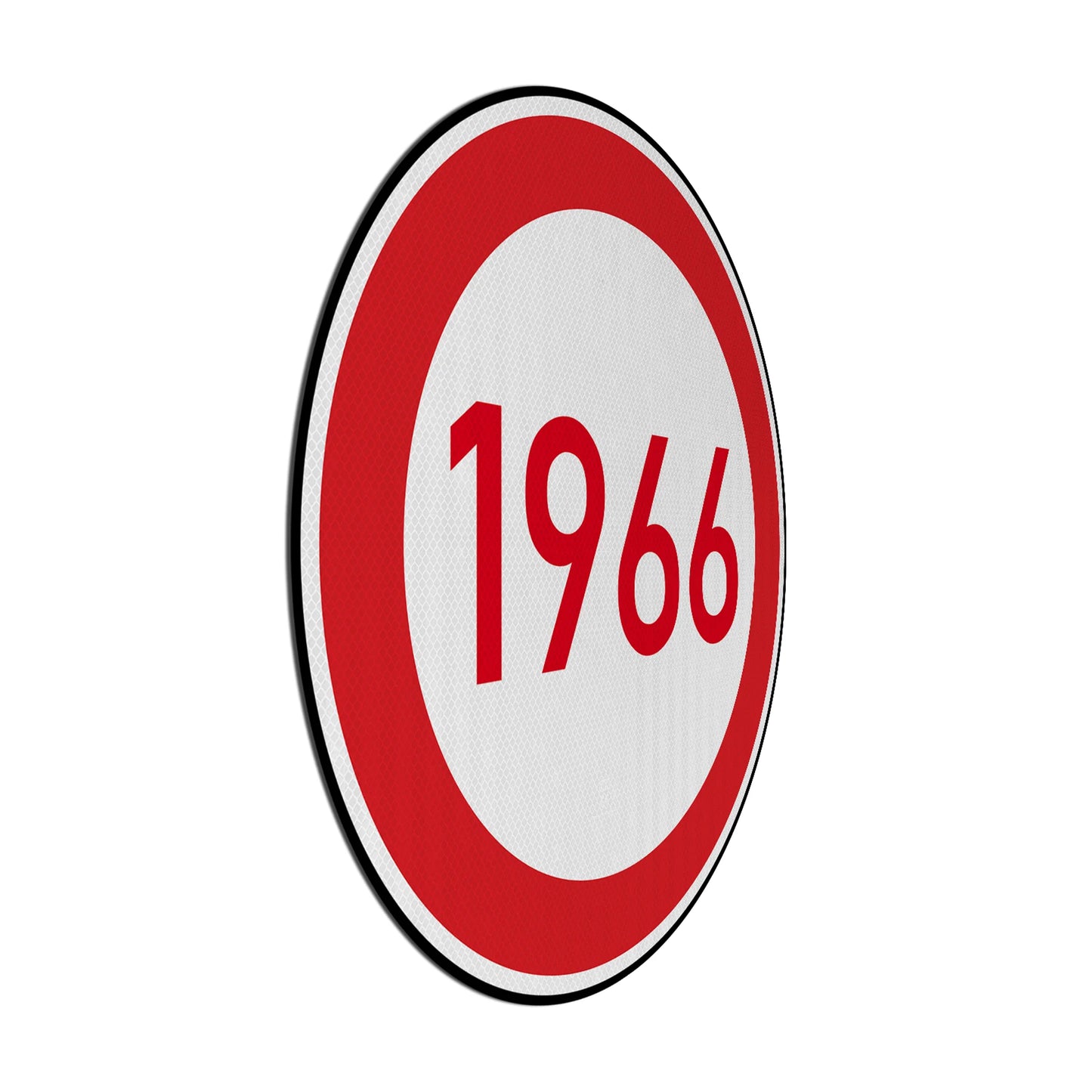 Speed ​​limit 1966 (Halle) Streetsign