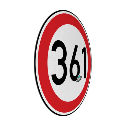 Tempolimit 361 (Ufo) Streetsign