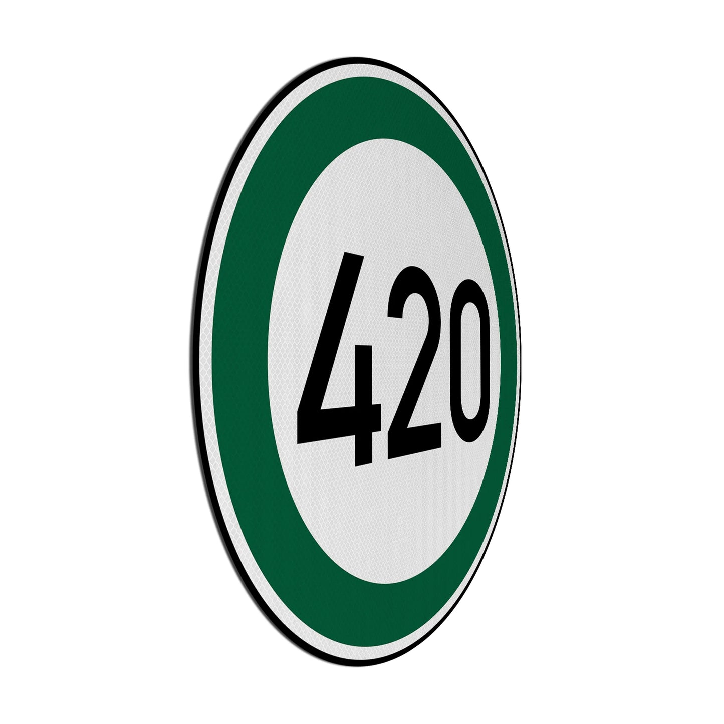 Speed ​​limit 420 Streetsign