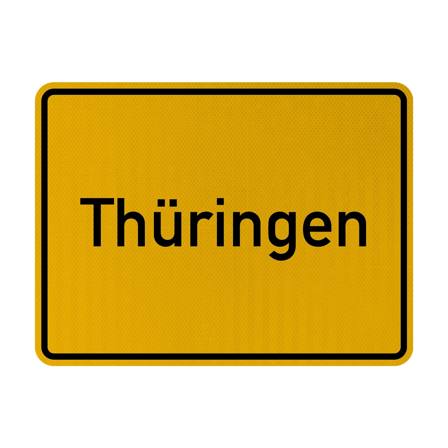 Thuringia Streetsign
