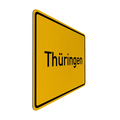 Thuringia Streetsign