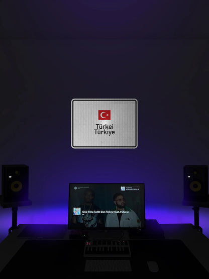Türkiye Streetsign