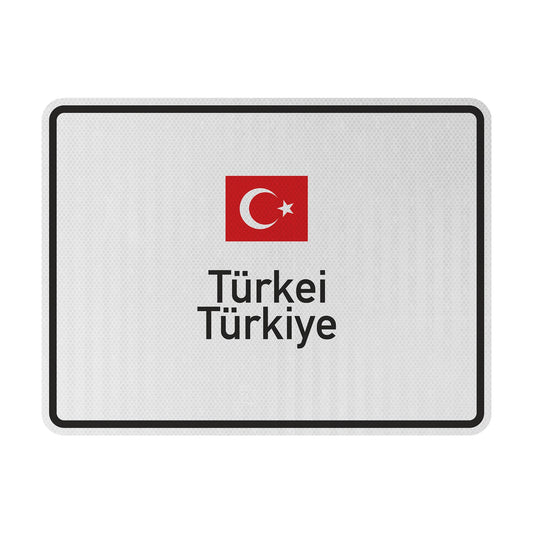 Türkei Streetsign