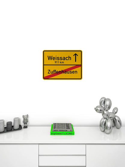 Weissach/Zuffenhausen Streetsign
