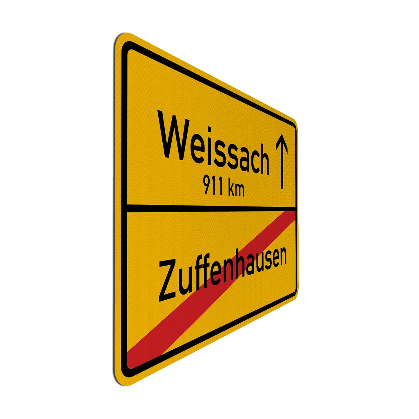 Weissach/Zuffenhausen Streetsign