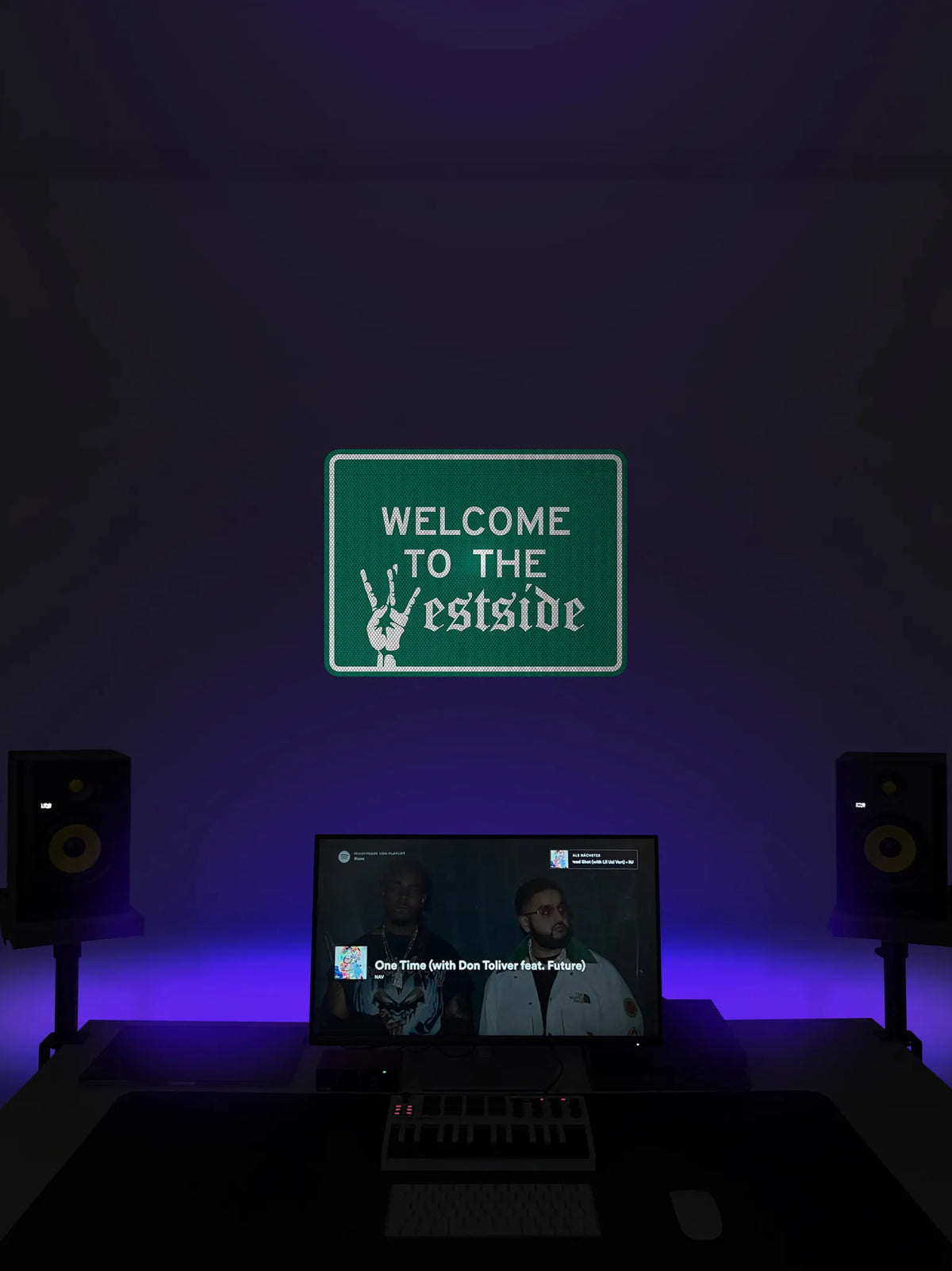 Westsid Sign Welcome to Westside street sign – Signed