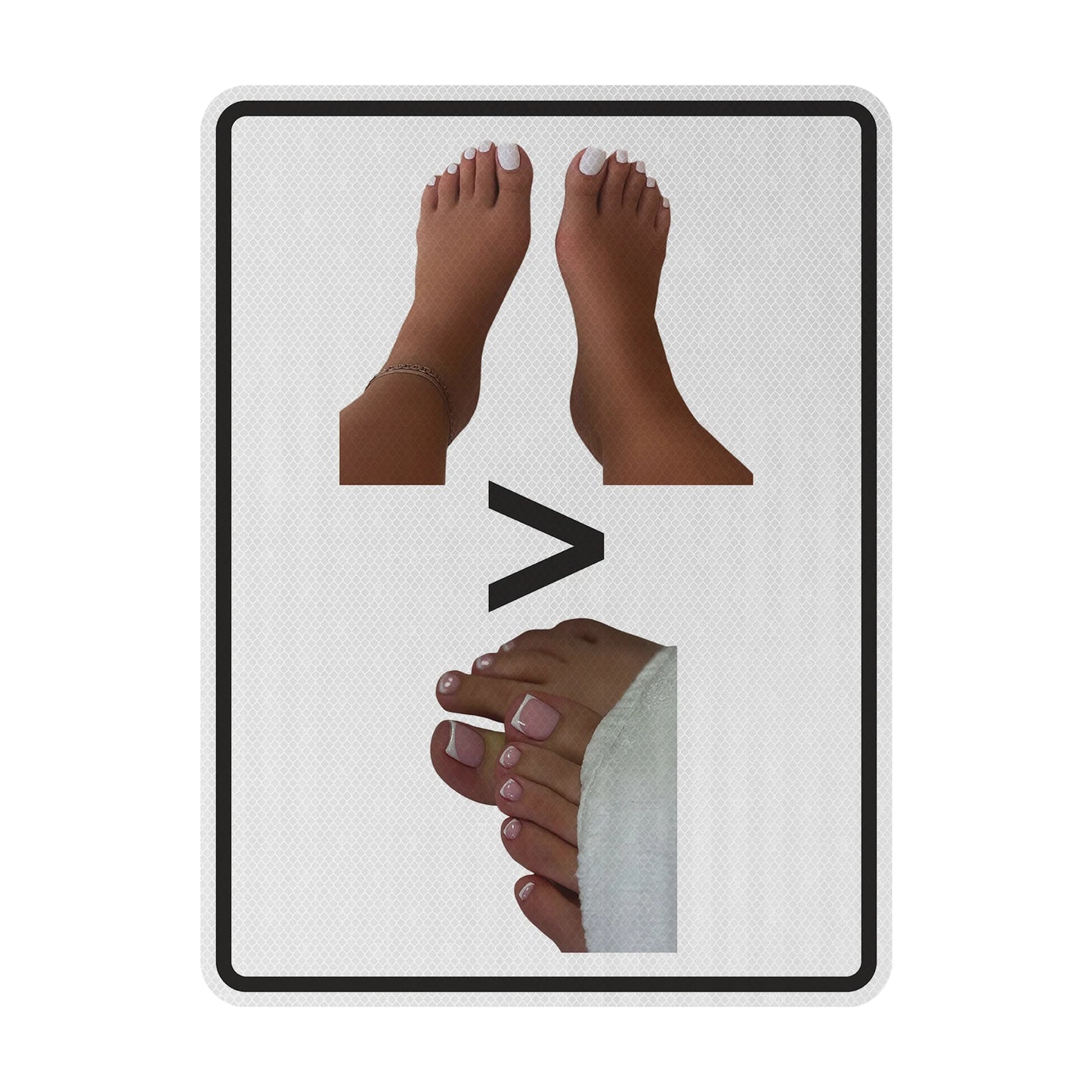 White over French Streetsign