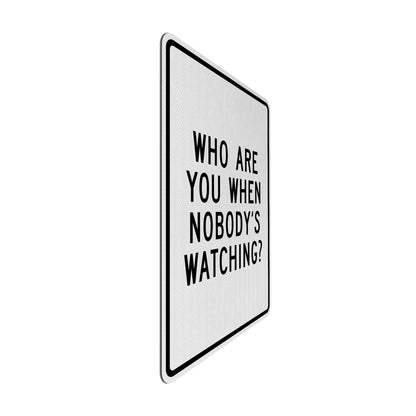 Who are you? Streetsign