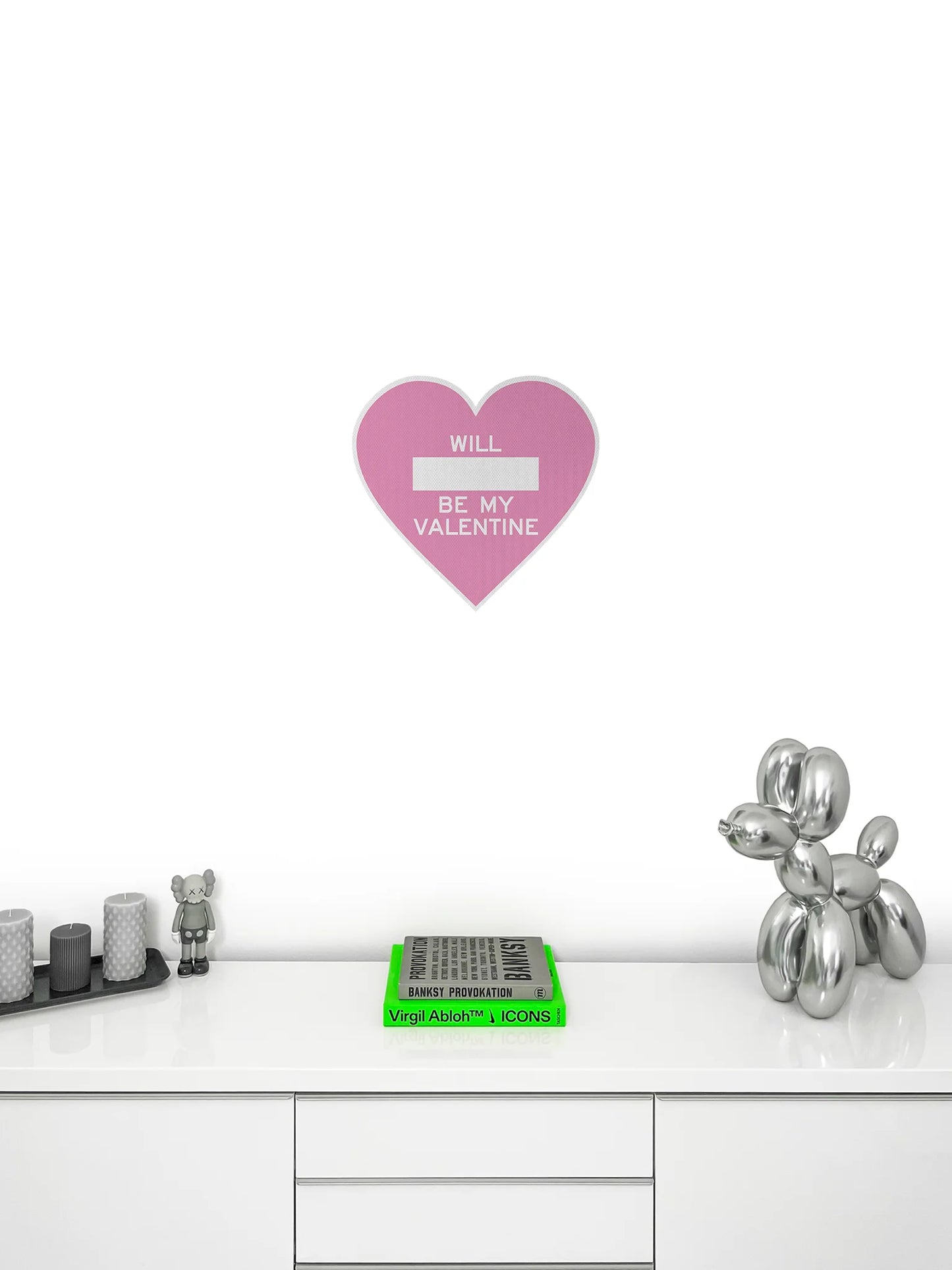 Valentine Heart Streetsign